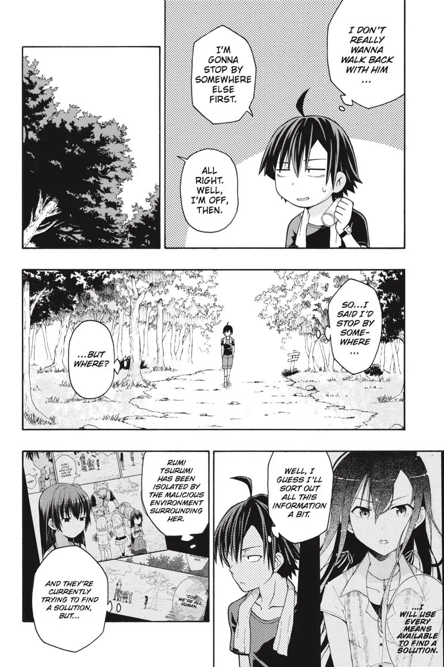 My Youth Romantic Comedy Is Wrong as I Expected @ comic Chapter 27 page 9 - Chapter 27