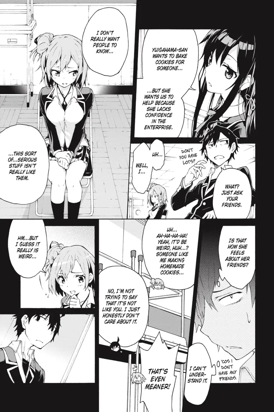 My Youth Romantic Comedy Is Wrong as I Expected @ comic Chapter 3 page 11 - Chapter 3