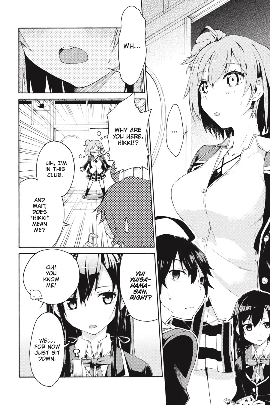 My Youth Romantic Comedy Is Wrong as I Expected @ comic Chapter 3 page 4 - Chapter 3