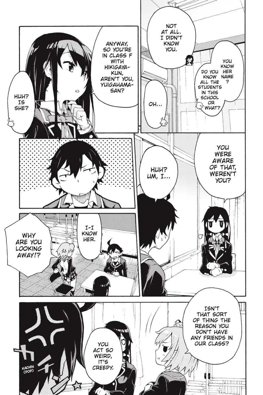 My Youth Romantic Comedy Is Wrong as I Expected @ comic Chapter 3 page 5 - Chapter 3