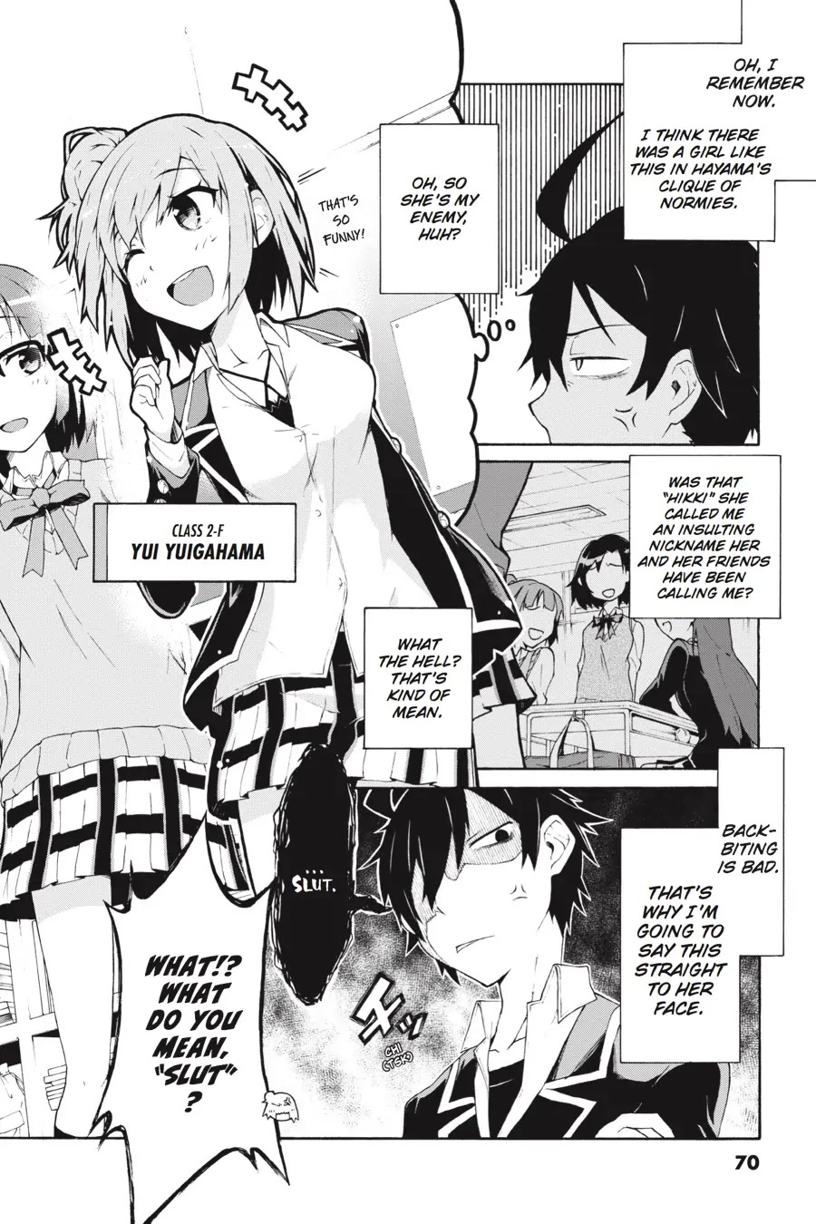 My Youth Romantic Comedy Is Wrong as I Expected @ comic Chapter 3 page 6 - Chapter 3