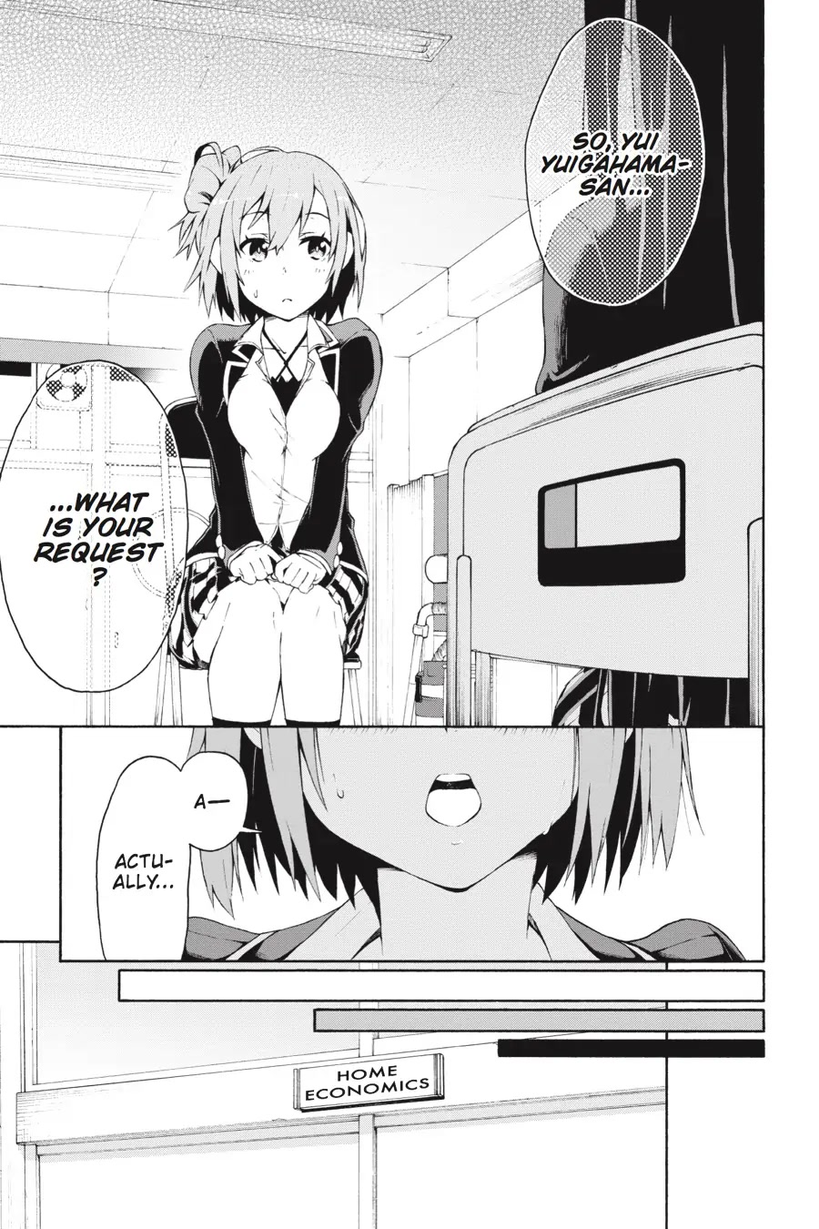 My Youth Romantic Comedy Is Wrong as I Expected @ comic Chapter 3 page 9 - Chapter 3
