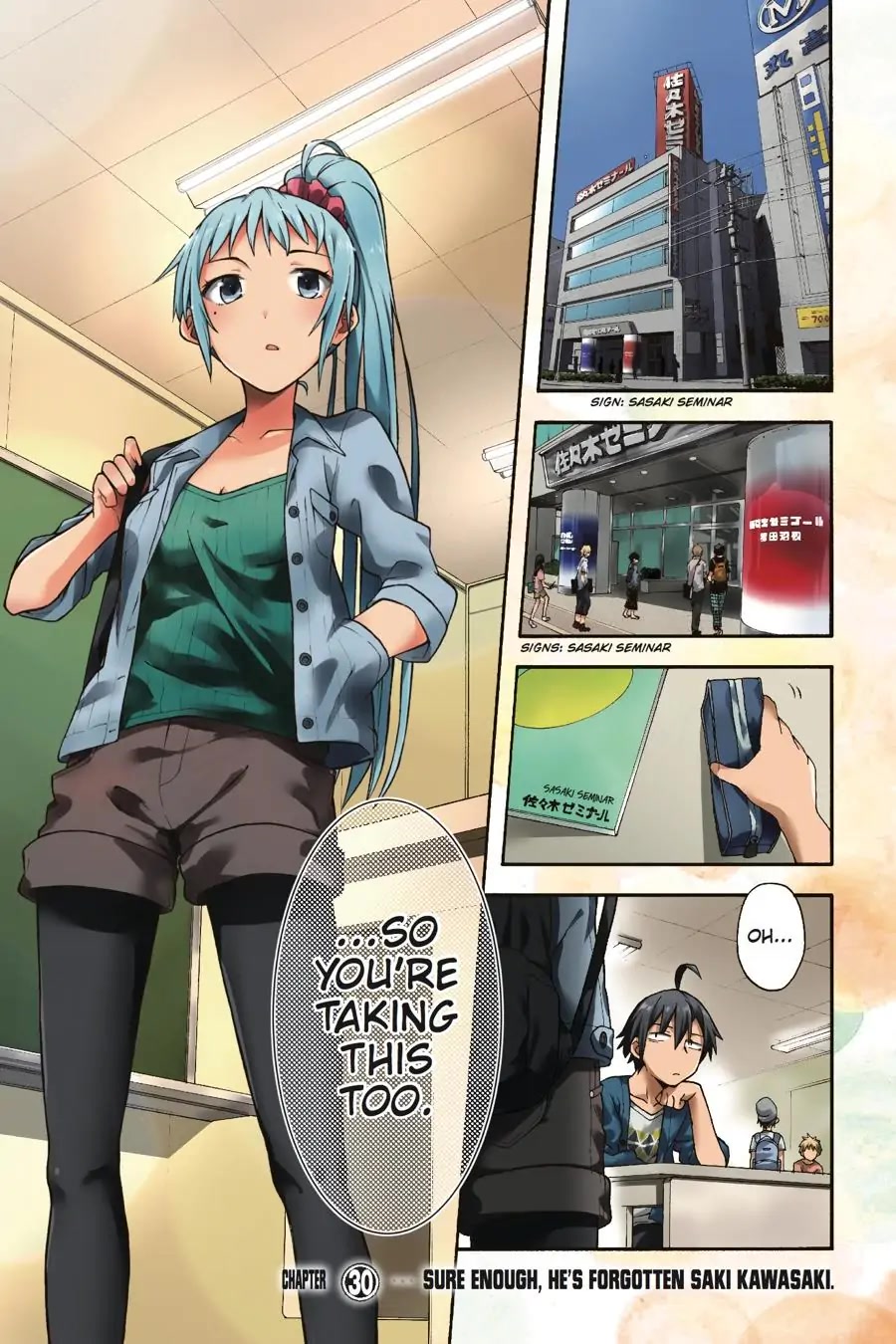 My Youth Romantic Comedy Is Wrong as I Expected @ comic Chapter 30 page 3 - Chapter 30