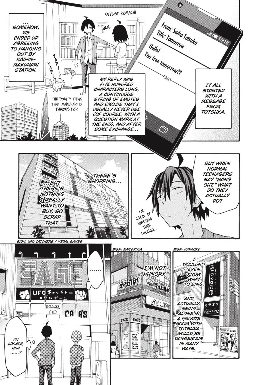 My Youth Romantic Comedy Is Wrong as I Expected @ comic Chapter 31 page 5 - Chapter 31