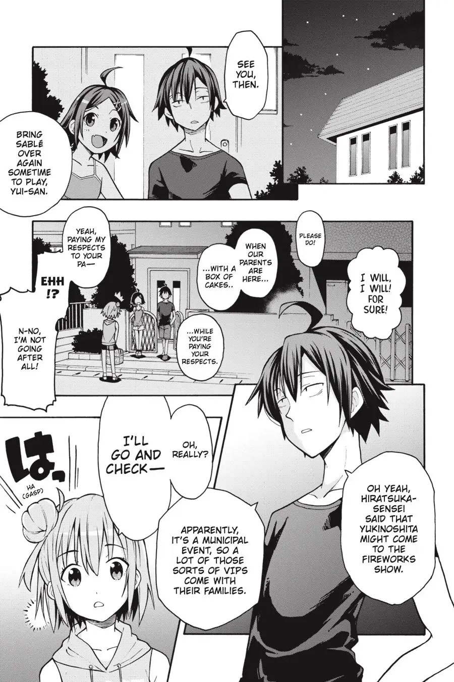 My Youth Romantic Comedy Is Wrong as I Expected @ comic Chapter 33 page 20 - Chapter 33