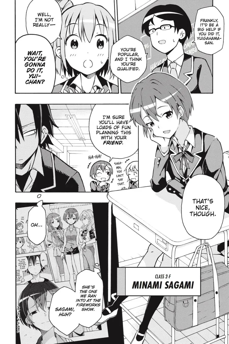My Youth Romantic Comedy Is Wrong as I Expected @ comic Chapter 36 page 11 - Chapter 36