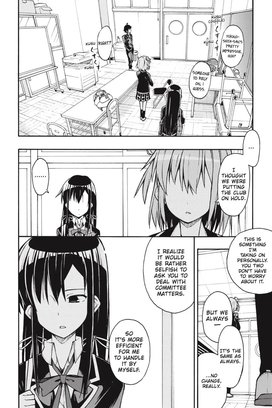 My Youth Romantic Comedy Is Wrong as I Expected @ comic Chapter 36 page 31 - Chapter 36