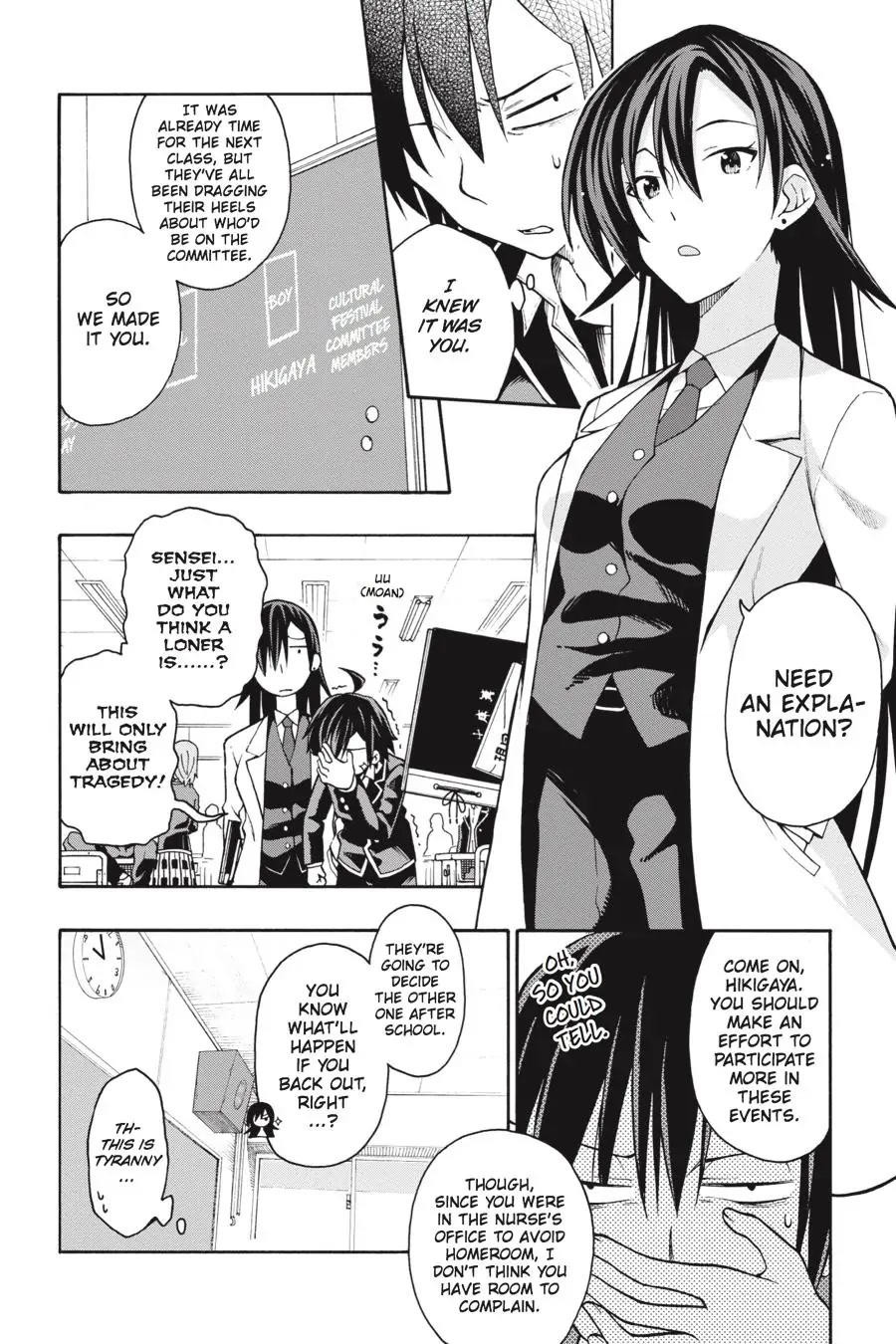 My Youth Romantic Comedy Is Wrong as I Expected @ comic Chapter 36 page 9 - Chapter 36