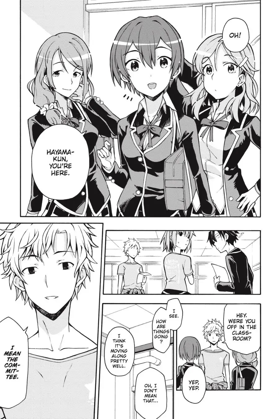 My Youth Romantic Comedy Is Wrong as I Expected @ comic Chapter 38 page 17 - Chapter 38