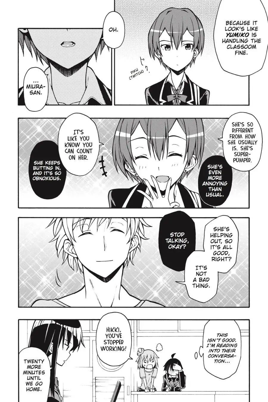 My Youth Romantic Comedy Is Wrong as I Expected @ comic Chapter 38 page 18 - Chapter 38