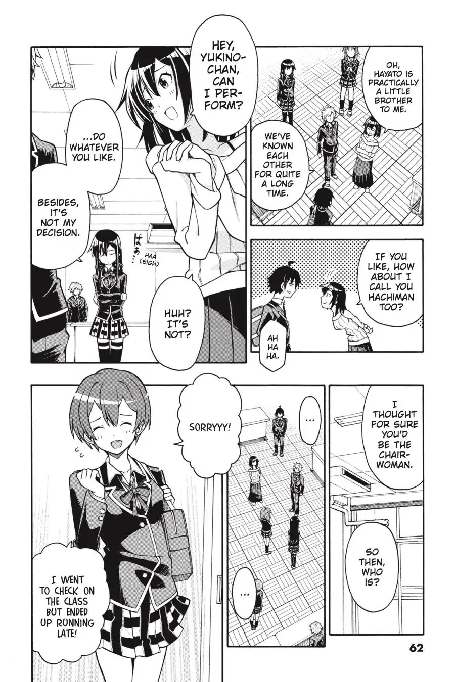 My Youth Romantic Comedy Is Wrong as I Expected @ comic Chapter 38 page 4 - Chapter 38