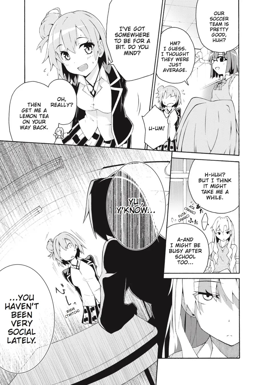 My Youth Romantic Comedy Is Wrong as I Expected @ comic Chapter 4 page 10 - Chapter 4