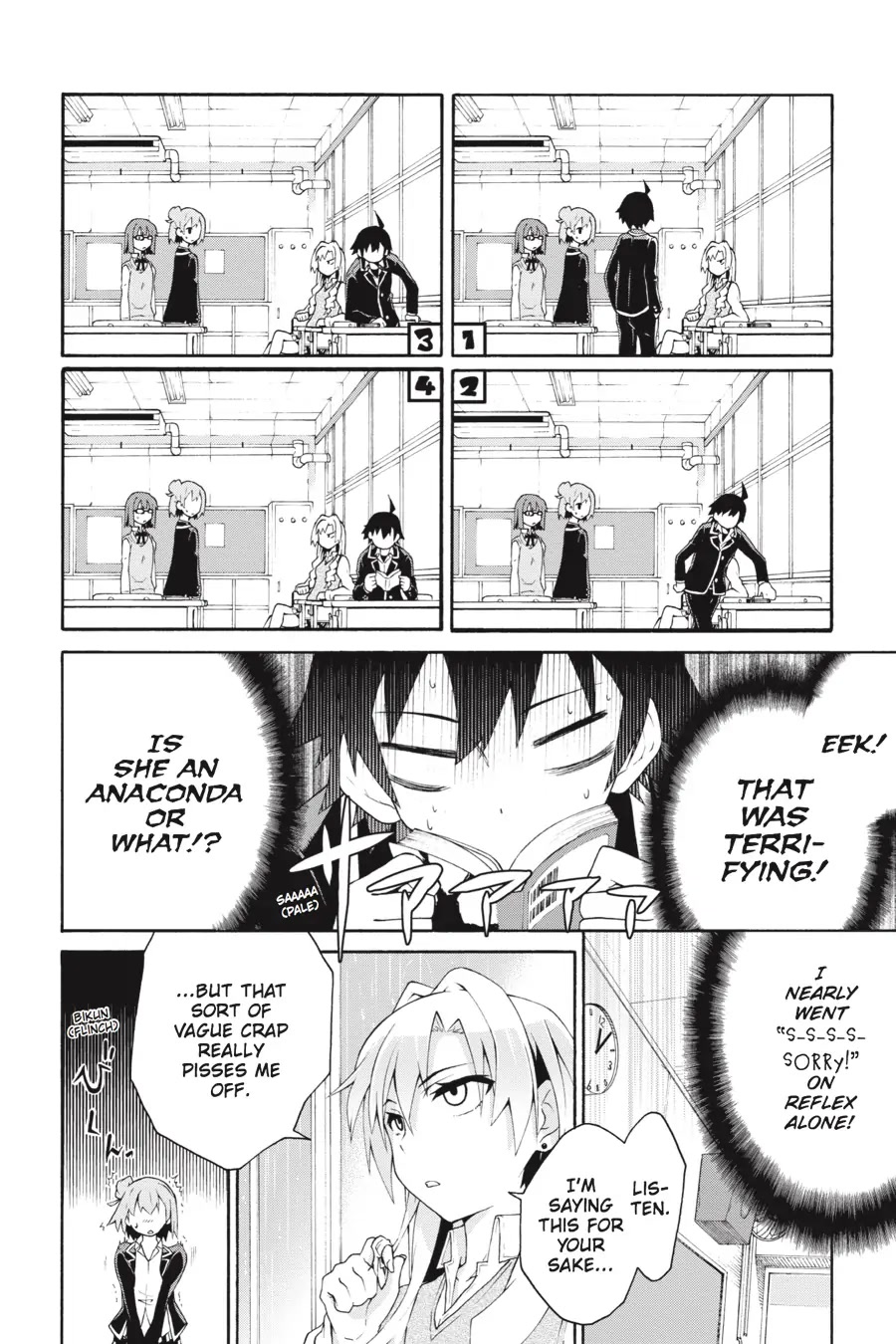 My Youth Romantic Comedy Is Wrong as I Expected @ comic Chapter 4 page 15 - Chapter 4