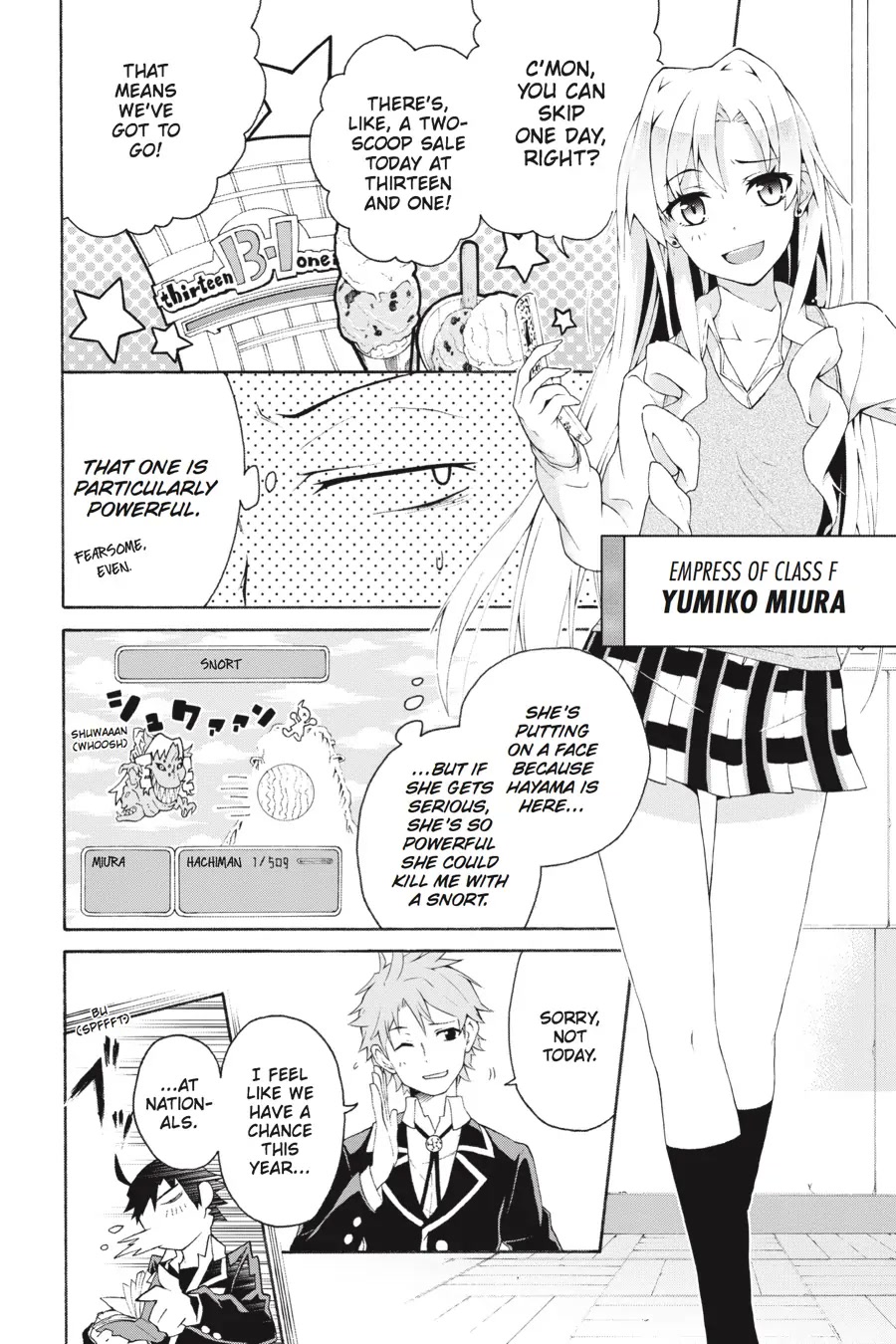 My Youth Romantic Comedy Is Wrong as I Expected @ comic Chapter 4 page 7 - Chapter 4