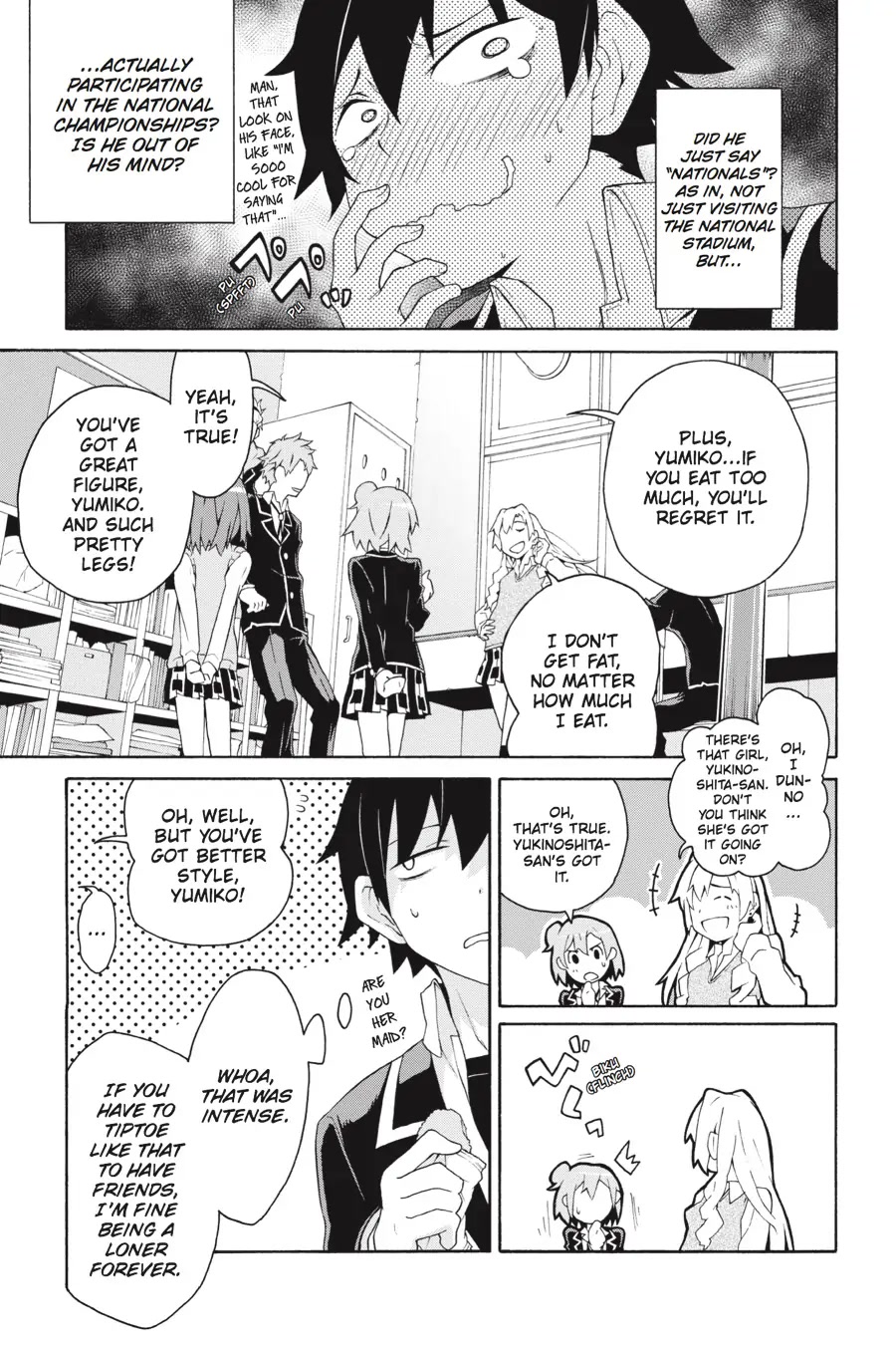 My Youth Romantic Comedy Is Wrong as I Expected @ comic Chapter 4 page 8 - Chapter 4