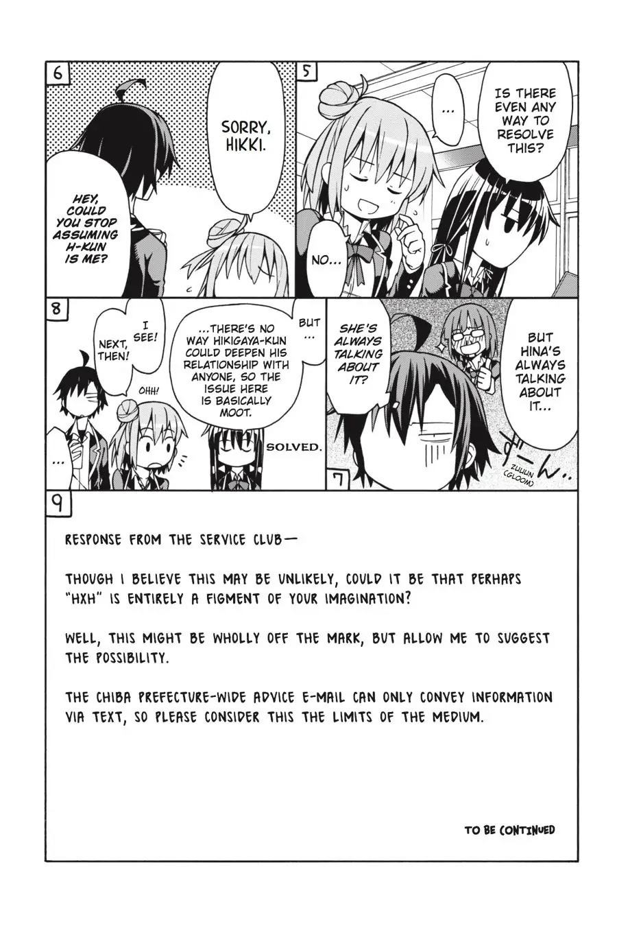 My Youth Romantic Comedy Is Wrong as I Expected @ comic Chapter 41 page 39 - Chapter 41