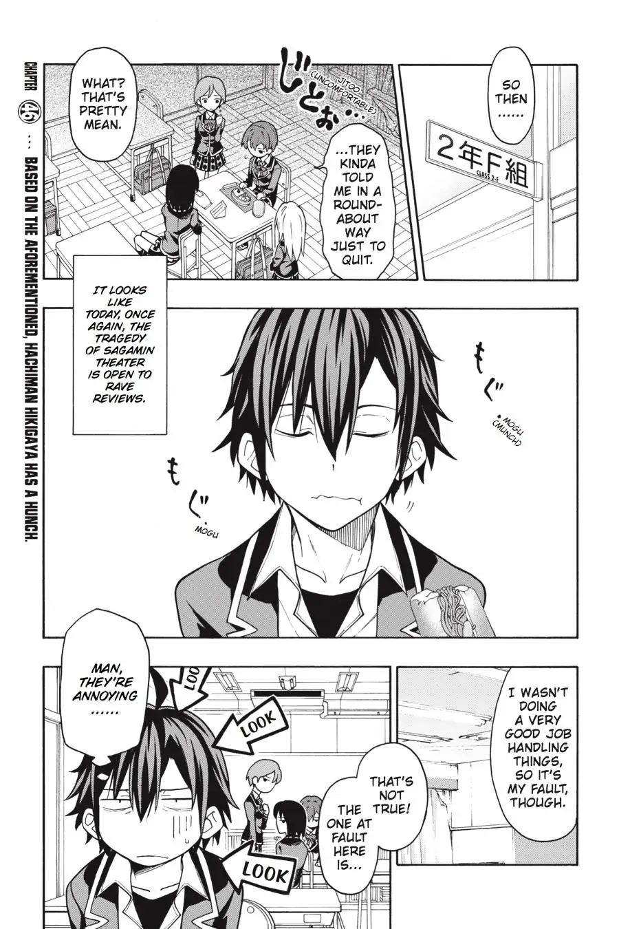 My Youth Romantic Comedy Is Wrong as I Expected @ comic Chapter 46 page 1 - Chapter 46