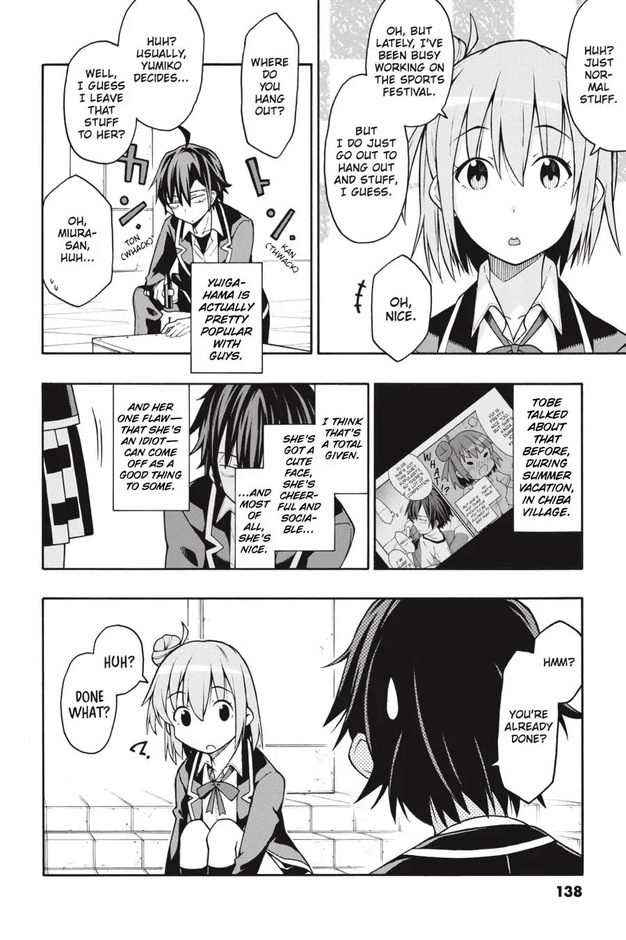 My Youth Romantic Comedy Is Wrong as I Expected @ comic Chapter 46 page 22 - Chapter 46