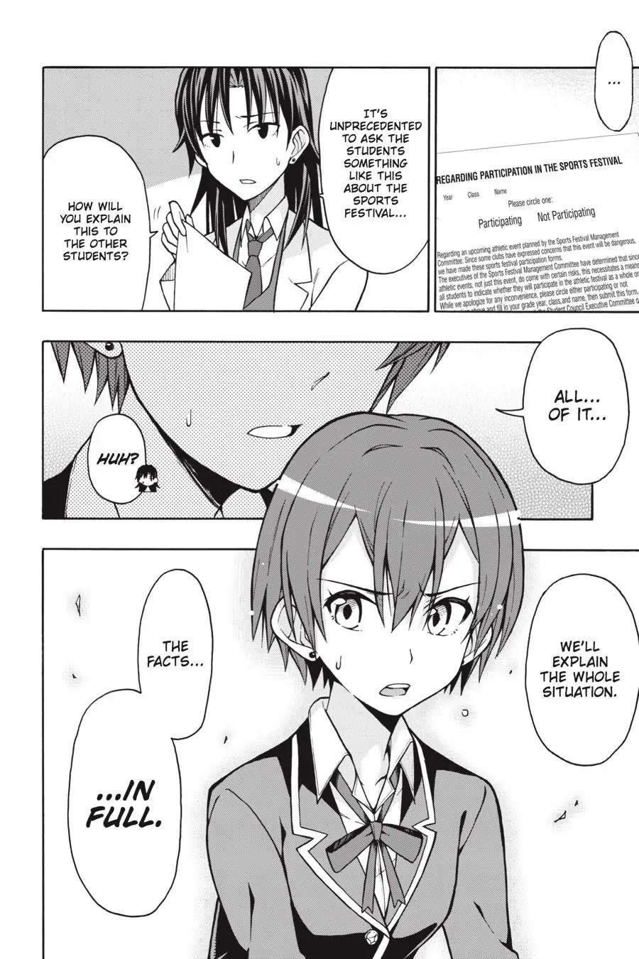 My Youth Romantic Comedy Is Wrong as I Expected @ comic Chapter 48 page 19 - Chapter 48