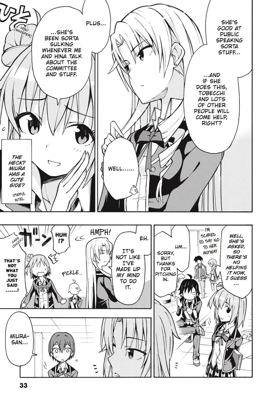 My Youth Romantic Comedy Is Wrong as I Expected @ comic Chapter 48 page 32 - Chapter 48