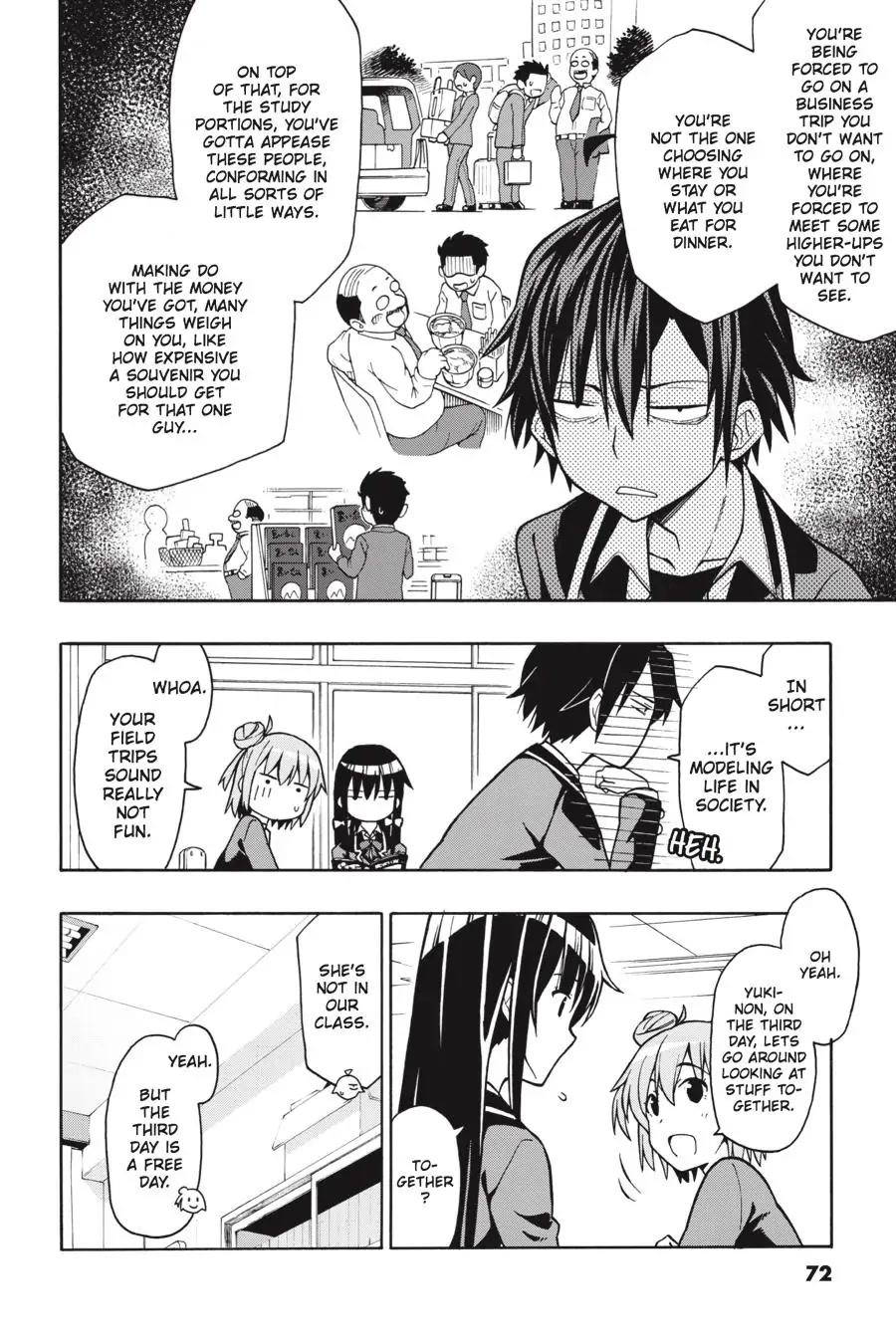 My Youth Romantic Comedy Is Wrong as I Expected @ comic Chapter 50 page 4 - Chapter 50