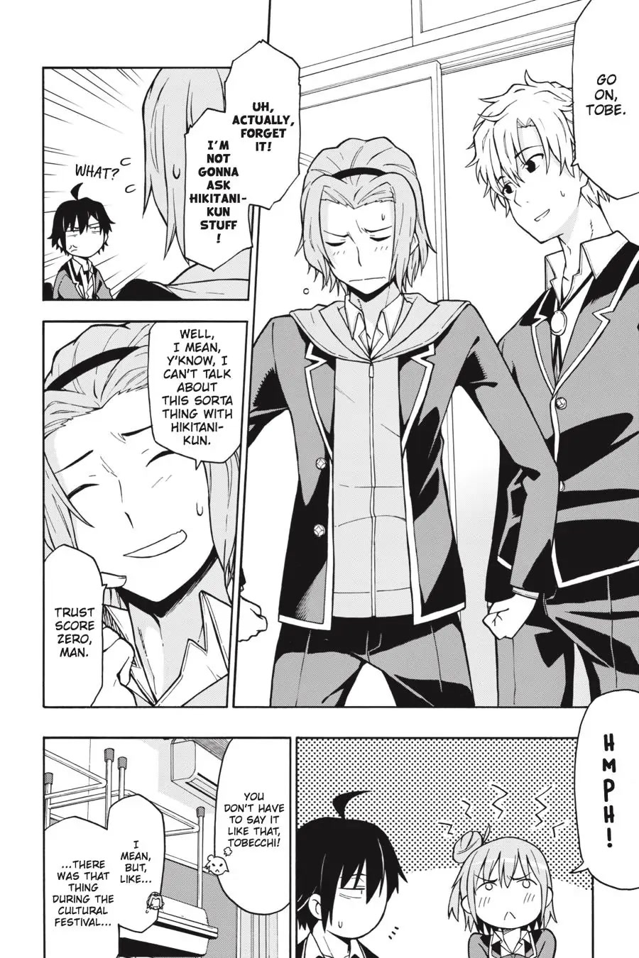 My Youth Romantic Comedy Is Wrong as I Expected @ comic Chapter 50 page 6 - Chapter 50