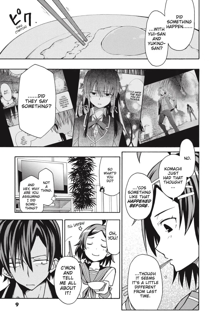My Youth Romantic Comedy Is Wrong as I Expected @ comic Chapter 54 page 10 - Chapter 54