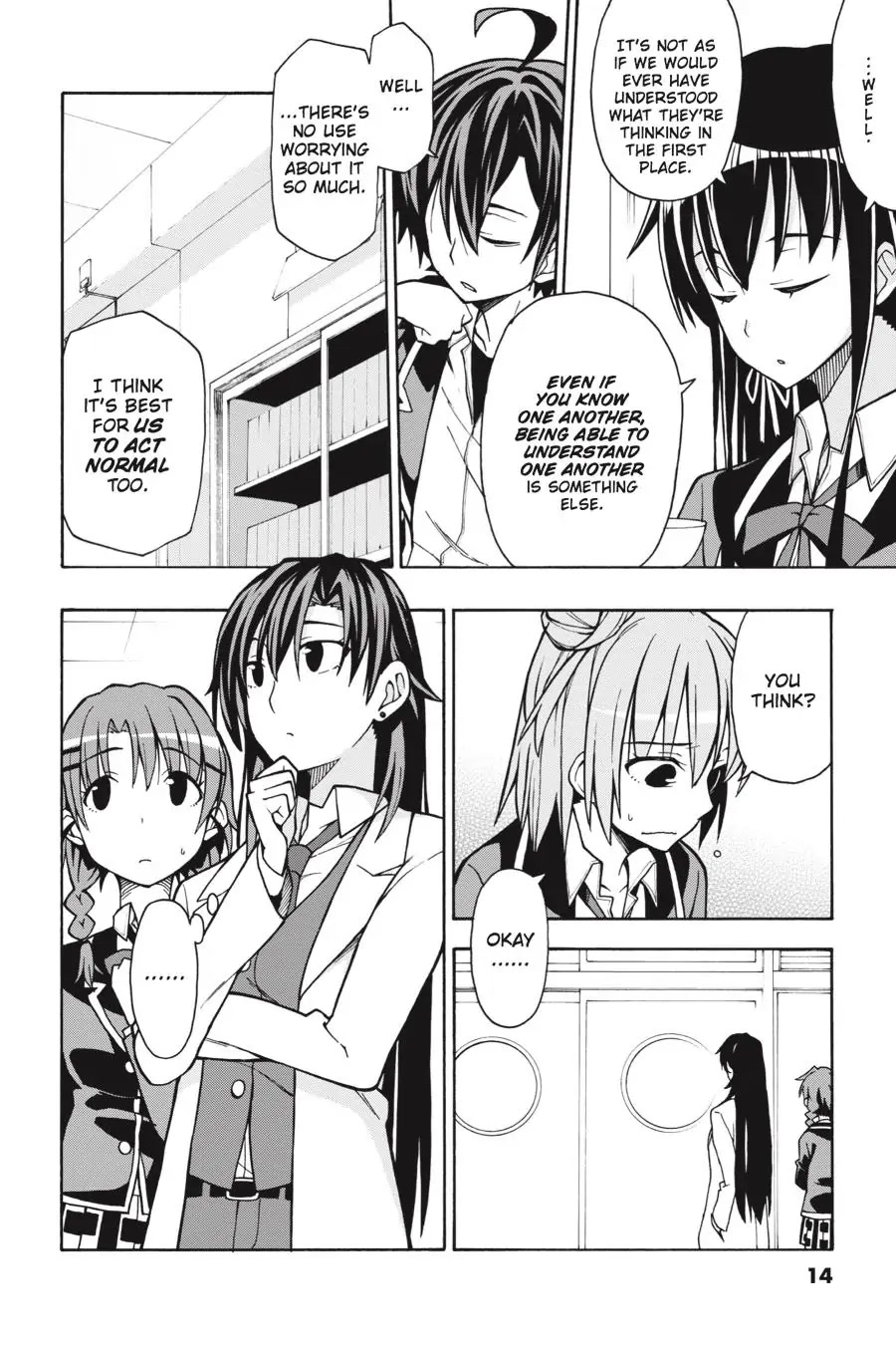 My Youth Romantic Comedy Is Wrong as I Expected @ comic Chapter 54 page 15 - Chapter 54