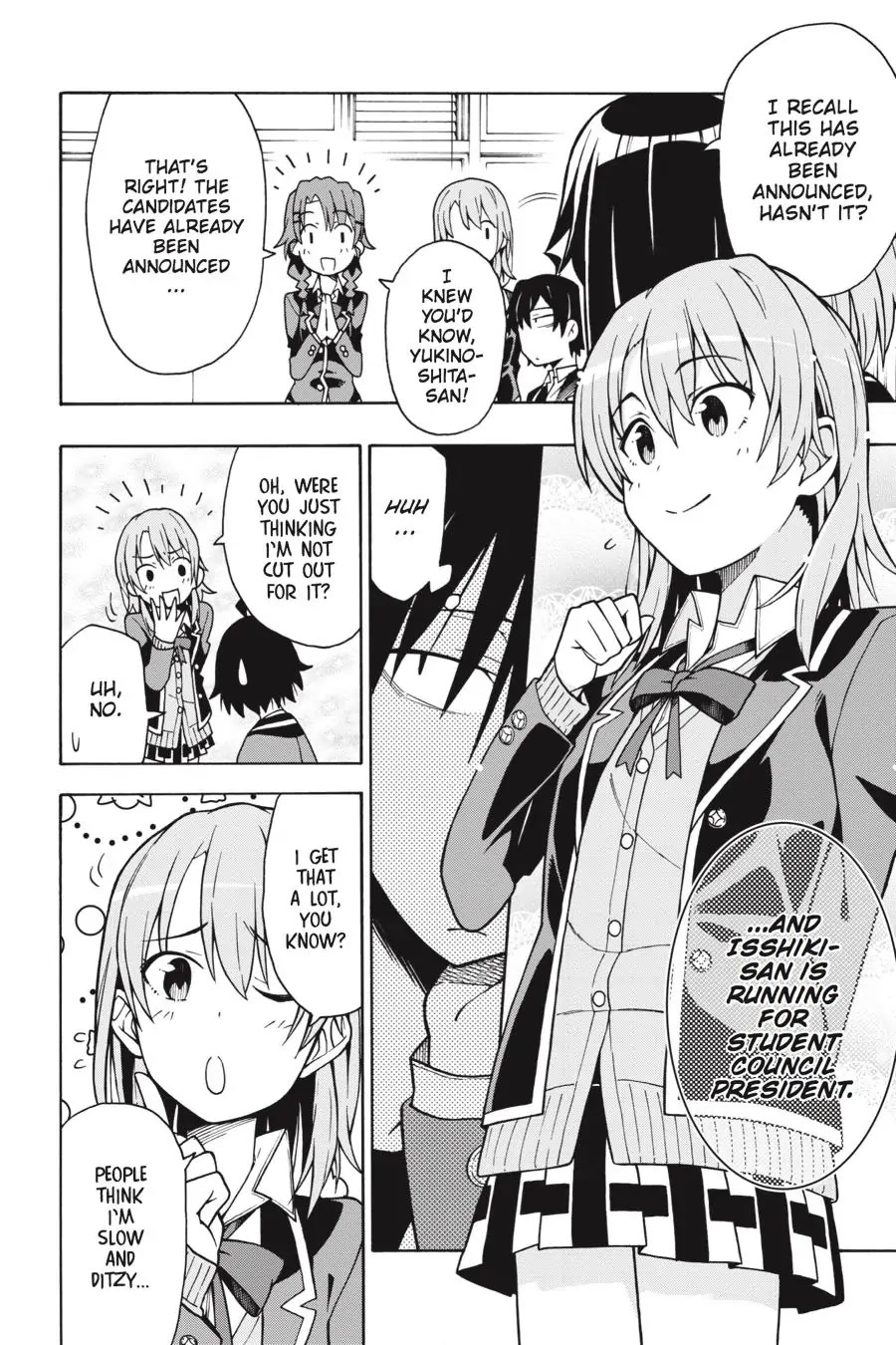 My Youth Romantic Comedy Is Wrong as I Expected @ comic Chapter 54 page 19 - Chapter 54