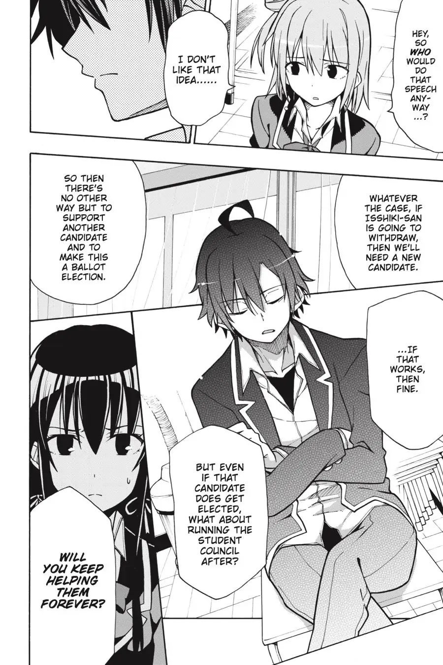 My Youth Romantic Comedy Is Wrong as I Expected @ comic Chapter 54 page 27 - Chapter 54