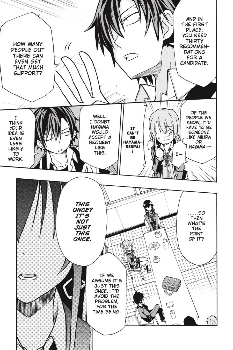 My Youth Romantic Comedy Is Wrong as I Expected @ comic Chapter 54 page 28 - Chapter 54