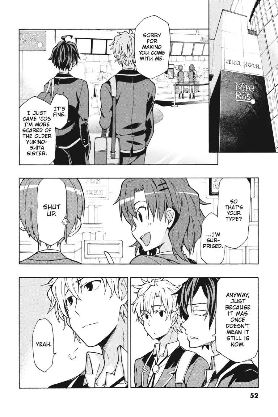 My Youth Romantic Comedy Is Wrong as I Expected @ comic Chapter 55 page 18 - Chapter 55