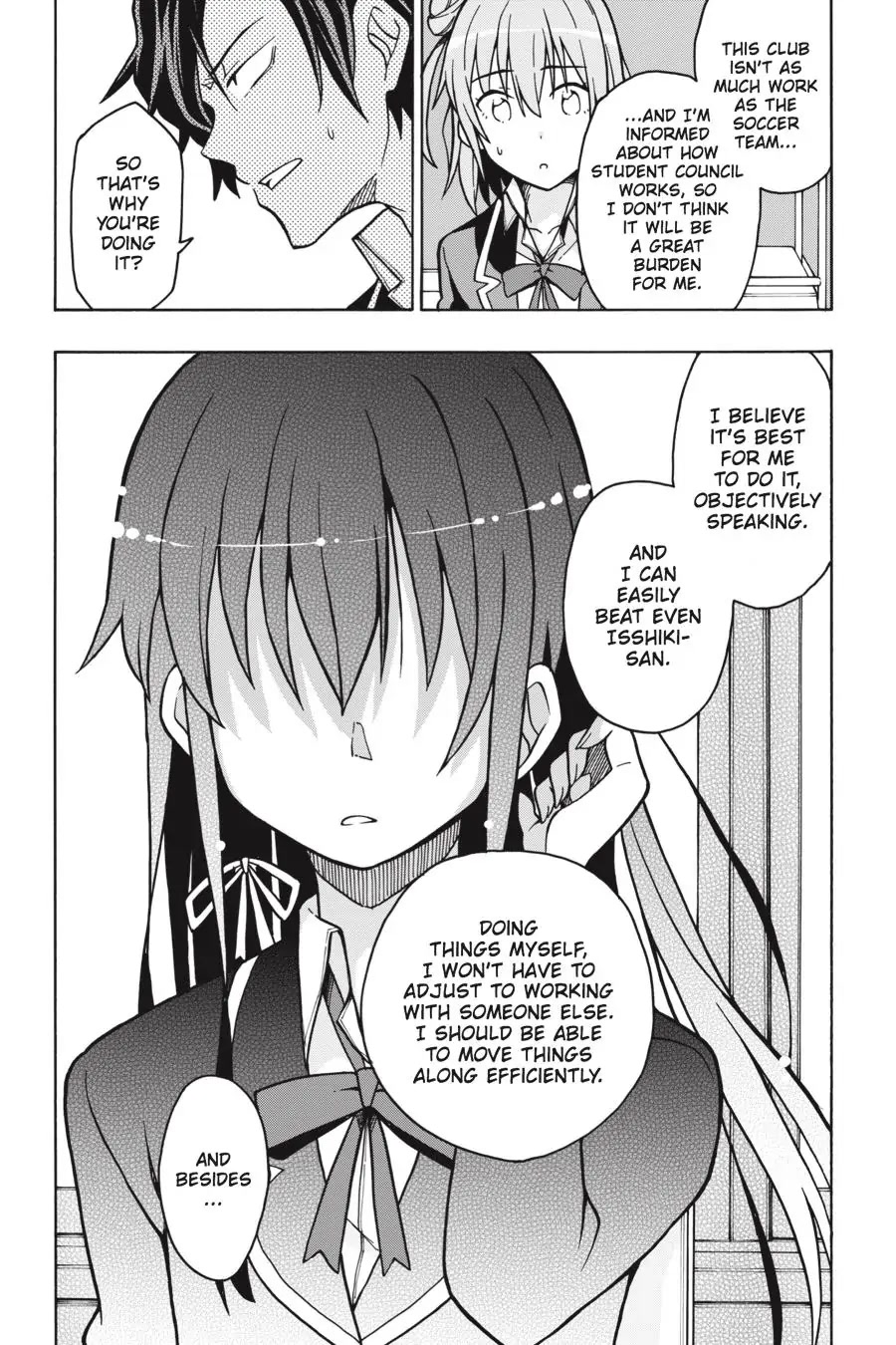 My Youth Romantic Comedy Is Wrong as I Expected @ comic Chapter 56 page 10 - Chapter 56