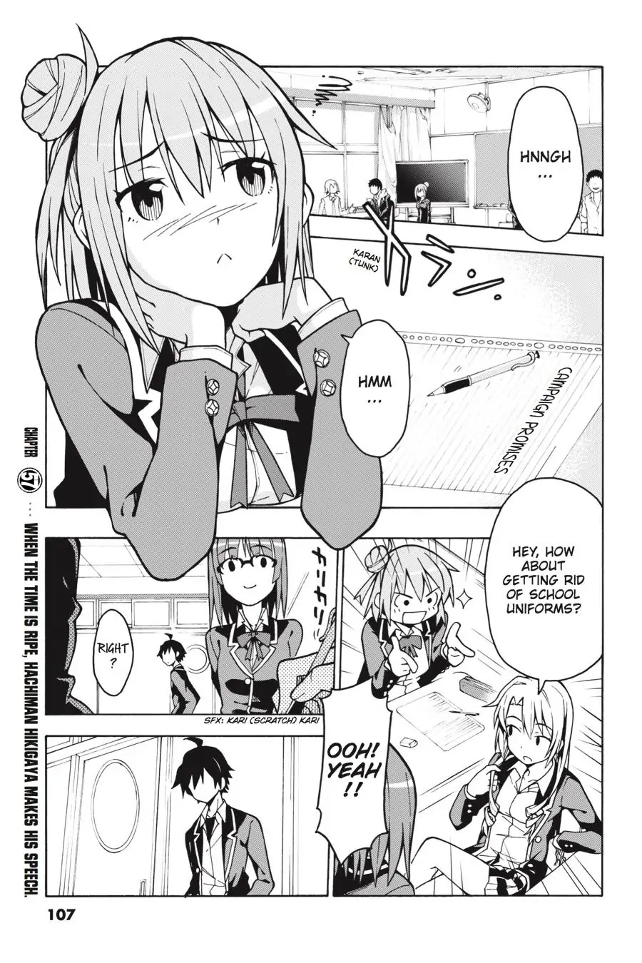 My Youth Romantic Comedy Is Wrong as I Expected @ comic Chapter 57 page 1 - Chapter 57