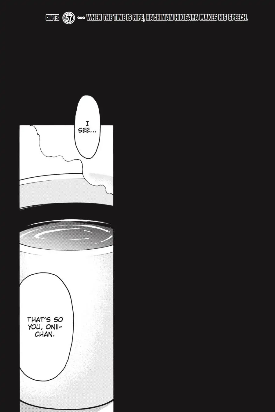 My Youth Romantic Comedy Is Wrong as I Expected @ comic Chapter 57 page 3 - Chapter 57