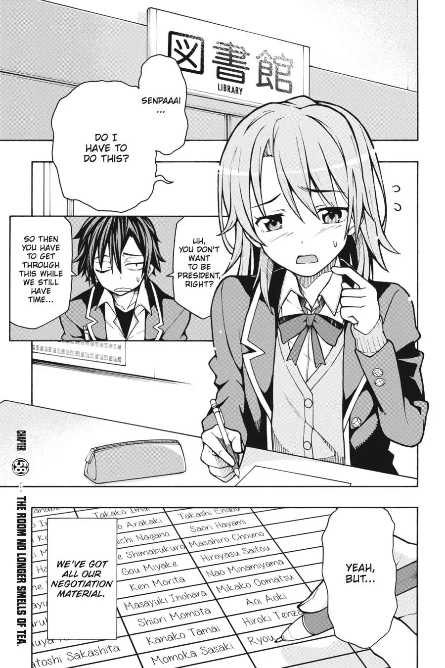 My Youth Romantic Comedy Is Wrong as I Expected @ comic Chapter 58 page 1 - Chapter 58