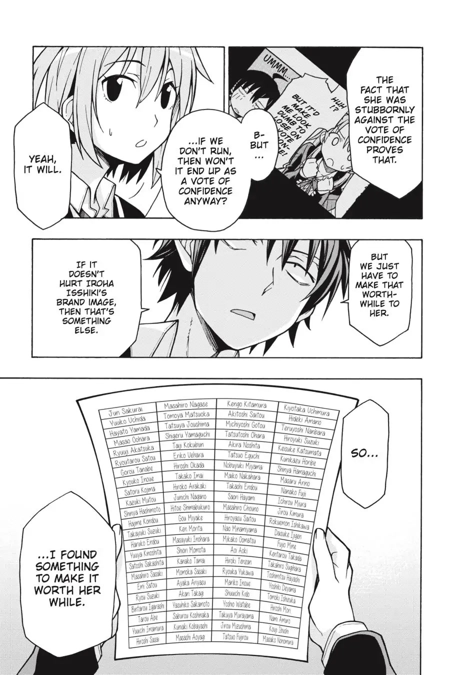 My Youth Romantic Comedy Is Wrong as I Expected @ comic Chapter 58 page 24 - Chapter 58