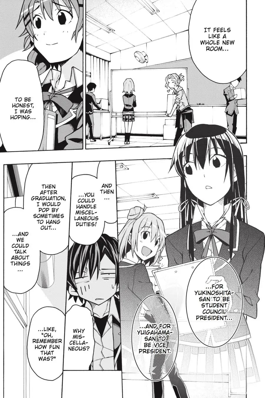 My Youth Romantic Comedy Is Wrong as I Expected @ comic Chapter 58 page 34 - Chapter 58