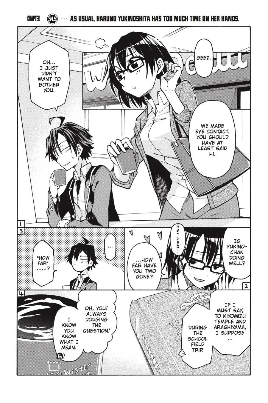 My Youth Romantic Comedy Is Wrong as I Expected @ comic Chapter 58 page 44 - Chapter 58