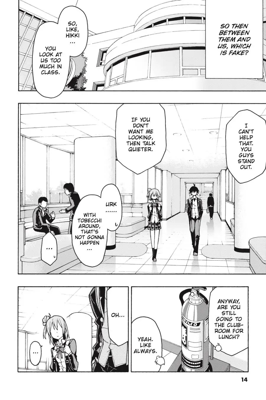 My Youth Romantic Comedy Is Wrong as I Expected @ comic Chapter 59 page 15 - Chapter 59