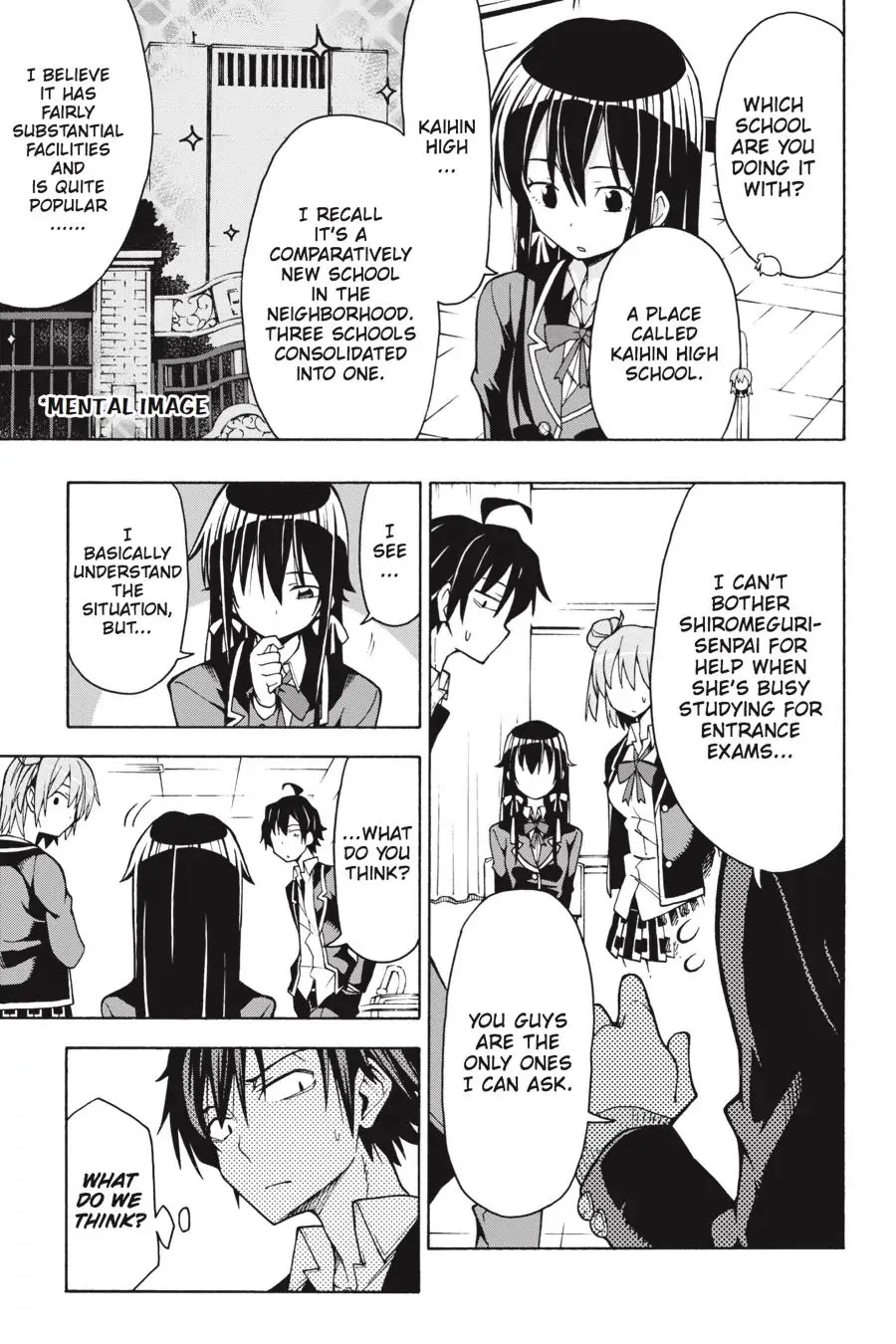 My Youth Romantic Comedy Is Wrong as I Expected @ comic Chapter 59 page 20 - Chapter 59
