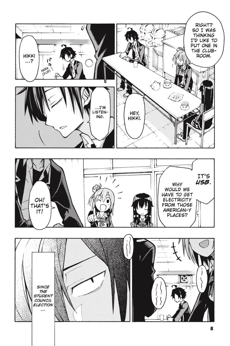 My Youth Romantic Comedy Is Wrong as I Expected @ comic Chapter 59 page 9 - Chapter 59