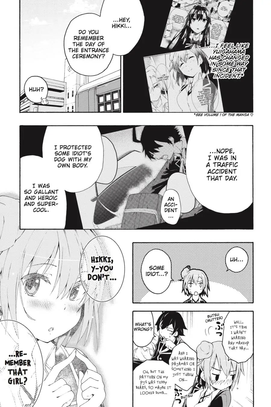 My Youth Romantic Comedy Is Wrong as I Expected @ comic Chapter 6 page 11 - Chapter 6