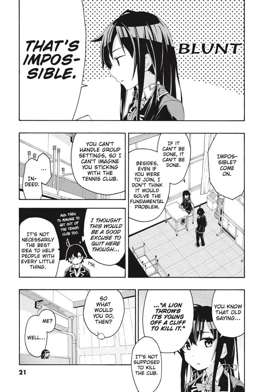 My Youth Romantic Comedy Is Wrong as I Expected @ comic Chapter 6 page 23 - Chapter 6