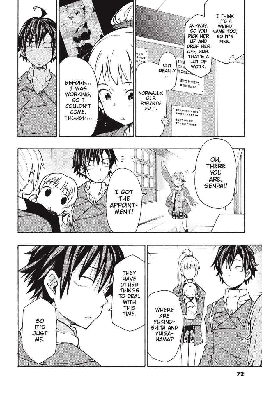 My Youth Romantic Comedy Is Wrong as I Expected @ comic Chapter 61 page 14 - Chapter 61