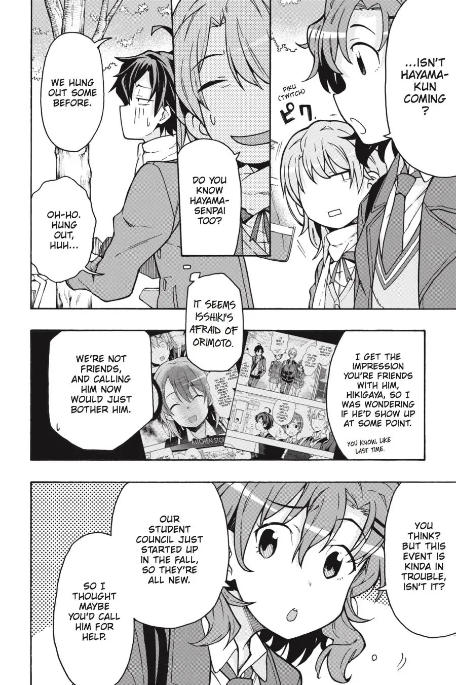 My Youth Romantic Comedy Is Wrong as I Expected @ comic Chapter 62 page 10 - Chapter 62