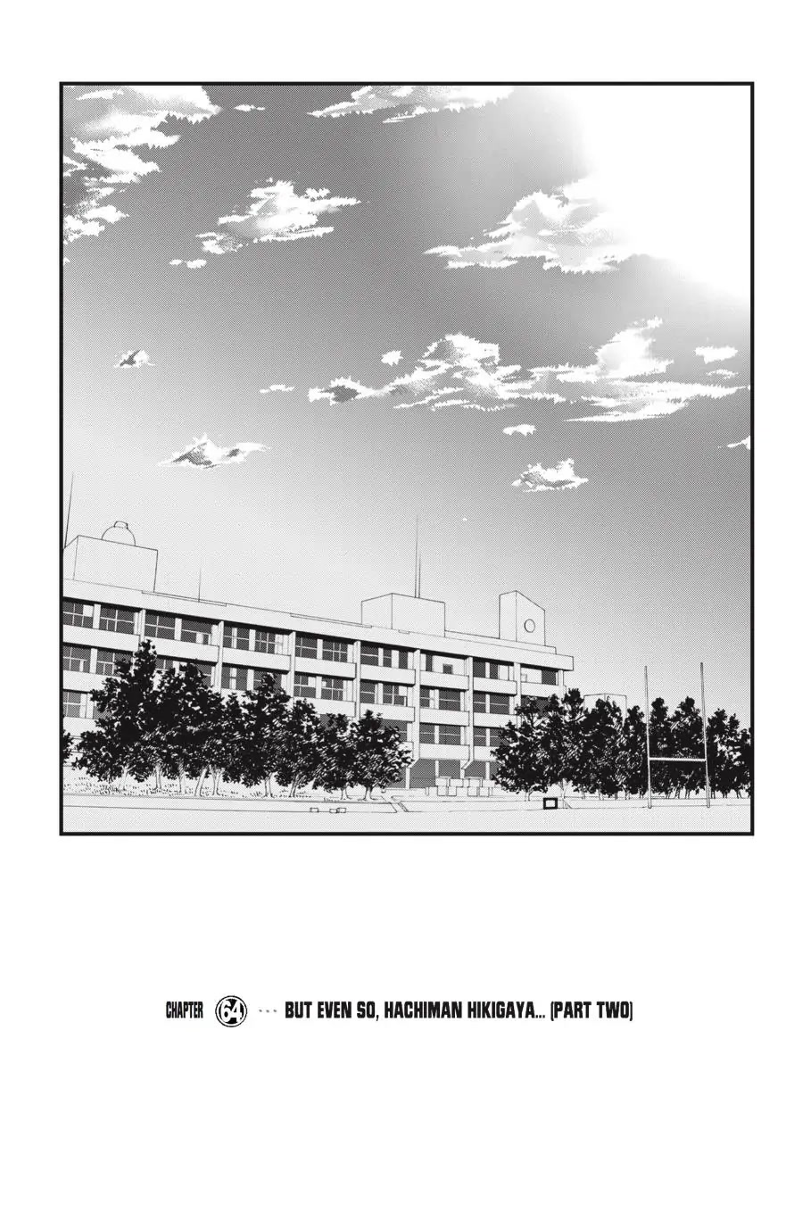 My Youth Romantic Comedy Is Wrong as I Expected @ comic Chapter 64 page 1 - Chapter 64