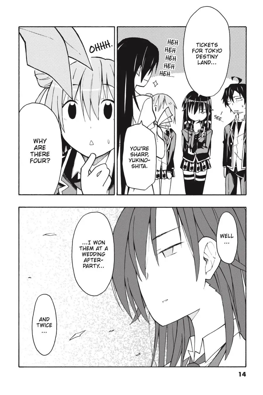 My Youth Romantic Comedy Is Wrong as I Expected @ comic Chapter 65 page 14 - Chapter 65