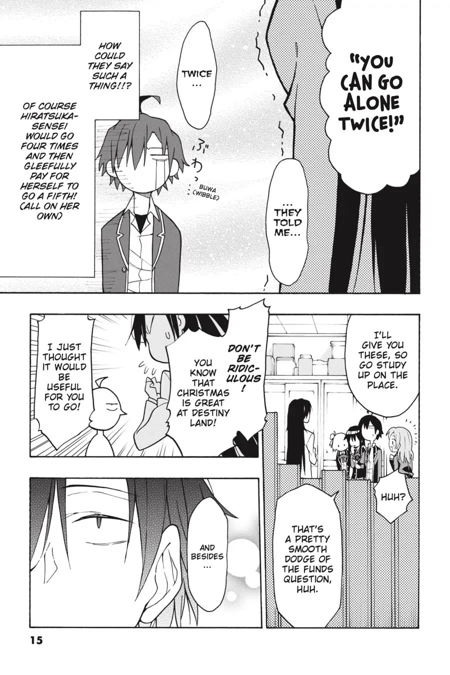 My Youth Romantic Comedy Is Wrong as I Expected @ comic Chapter 65 page 15 - Chapter 65