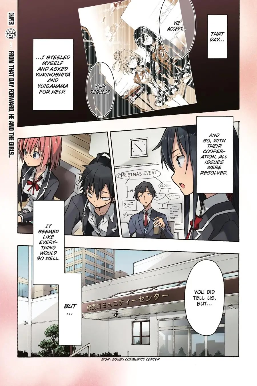 My Youth Romantic Comedy Is Wrong as I Expected @ comic Chapter 65 page 2 - Chapter 65